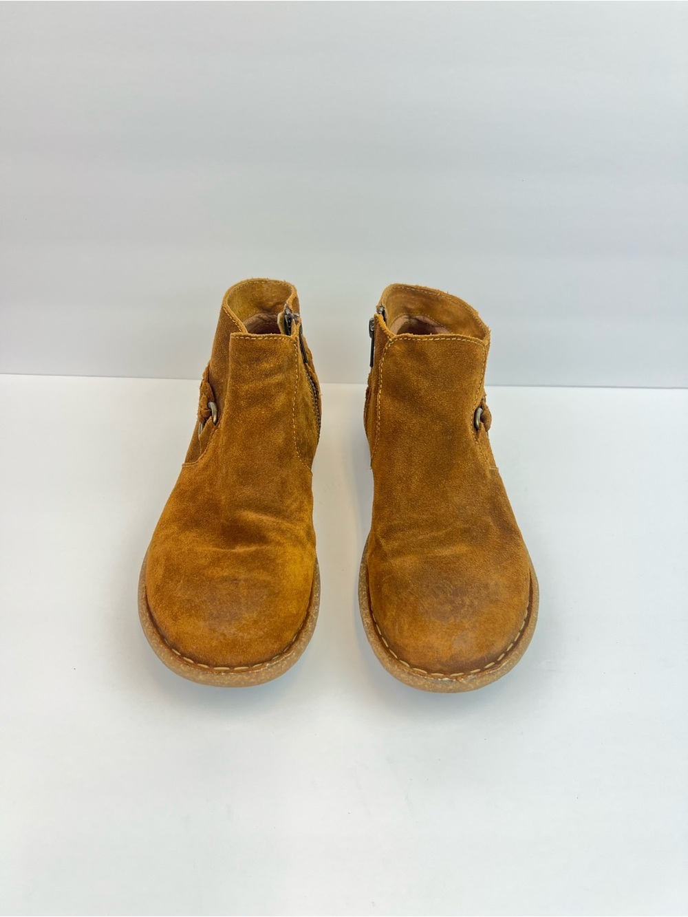 Born Women's Toya Distressed Suede Ankle Boot Brown Size US 7.5 Euro 38.5 - Picture 3 of 9